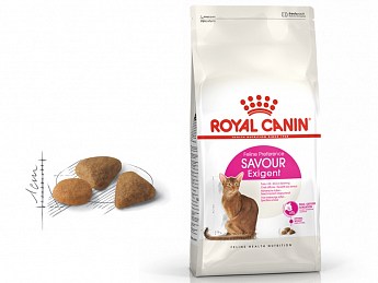 Royal Canin Savour Exigent Сухой корм для кошек от 12 месяцев до 7 лет  400 г (7171200)
