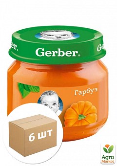 Пюре Gerber Тыква, 80г уп 6 шт2