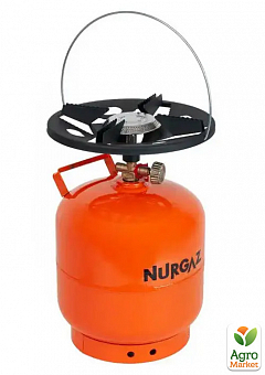 Газовий кемпінговий комплект NURGAZ 8 л балон з пальником (Туреччина)1