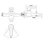 RJ Rock смеситель для ванны однорычажный, хром 35 мм. купить