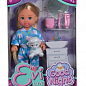 Лялька Еві "Вечірня казка" в піжамі, з іграшкою та аксесуарами для чищення зубів, 3+ Simba Toys
