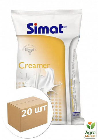 Сухие сливки (для вендинга) ТМ "Simat" 500г упаковка 20шт