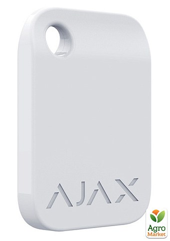 Брелок Ajax Tag white (комплект 100 шт) для управління режимами охорони системи безпеки Ajax - фото 2