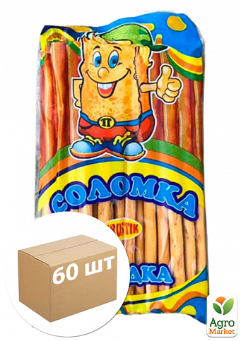 Соломка TM Vladka "Спанч Боб" асорті 40г упаковка 60шт
