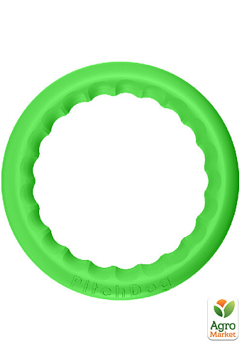 Кольцо для апортировки PitchDog30, диаметр 28 см, салатовый (62385)