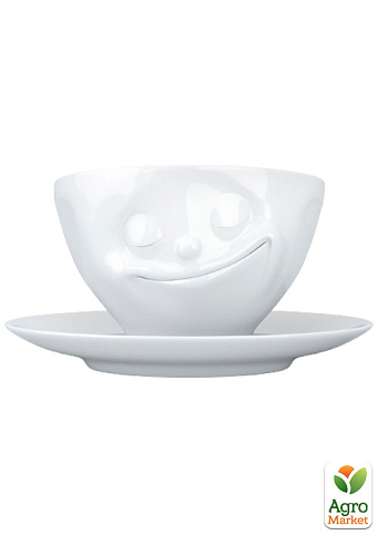 Чашка з блюдцем для кави Tassen "Щастя" (200 мл), порцеляна (TASS14301/TA)