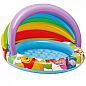 Дитячий надувний басейн "Вінні Пух" з навісом 102х69 см ТМ "Intex" (57424)