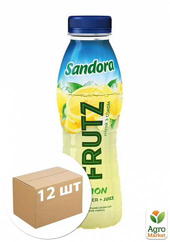 Соковий напій Frutz (лимон) ТМ "Sandora" 0,4л упаковка 12шт