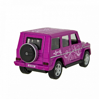 Автомодель GLAMCAR  - MERCEDES-BENZ G-CLASS (фиолетовый) - фото 4