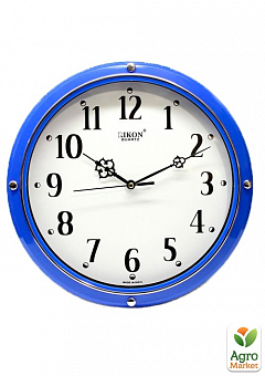 Часы настенные Rikon 9451 (круглые синие) 1