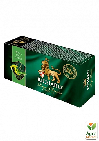 Чай "Lime&Mint" (пачка) ТМ "Richard" 25 пакетиків по 2г