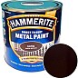 Фарба Hammerite Напівматова емаль по іржі темно-коричнева 2,5 л