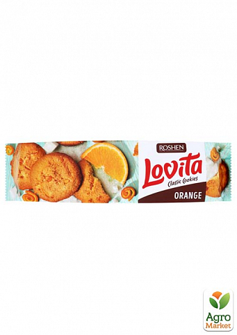 Печенье (апельсин) ККФ ТМ "Lovita" 150г