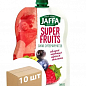 Смузи из яблок, черники, черноплодной рябины и малины ТМ "Jaffa" 0.120 л DP_new упаковка 10 шт