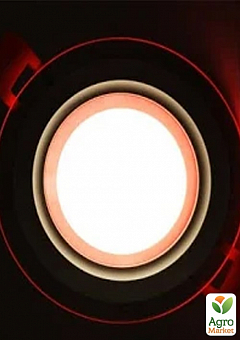 LED панель Lemanso LM1037 Сяйво 9W 720Lm 4500K+червоний 85-265V/круг+скло (336107)1