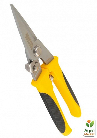 Ножиці для металу MASTERTOOL універсальні 200 мм прямий різ 01-0401