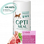 Сухой корм для взрослых кошек Optimeal с чувствительным пищеварением со вкусом ягненка 650 г (2822280)