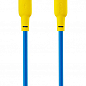 Кабель USB Gelius Full Silicon GP-UCN001CL Type-C/Lightning Yellow/Blue купить