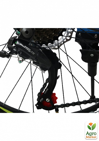 Велосипед FORTE FIGHTER размер рамы 13" размер колес 24" дюйма черно-зеленый (117101) - фото 5
