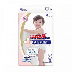 Підгузки GOO.N Plus для дітей 9-14 кг (розмір L, на липучках, унісекс, 54 шт)2