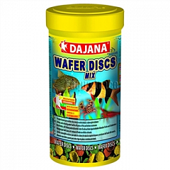 Dajana Wafer Discs Mix Сухий корм для риб чіпси, 100 мл 40 г (2535490)2