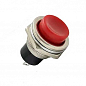 Кнопка Lemanso LSW15 кругла червона метал ON-(OFF)// DS-212C (12041)