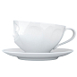 Чашка з блюдцем для кави Tassen "Щастя" (200 мл), порцеляна (TASS14301/TA) купить
