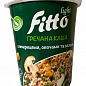 Каша гречана з грибами, овочами та зеленню б/п ТМ "Fitto light" (склянка) 40г упаковка 20 шт  купить