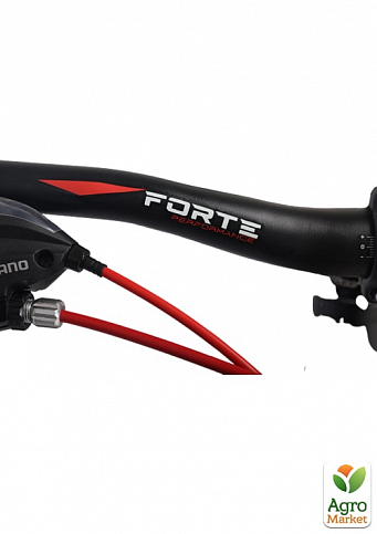 Велосипед FORTE TITAN размер рамы 17" размер колес 27,5" черно-красный (117183) - фото 4