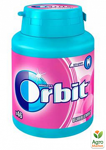 Резинка жевательная Bubblemint ТМ "Orbit" 64г упаковка 6 шт - фото 2