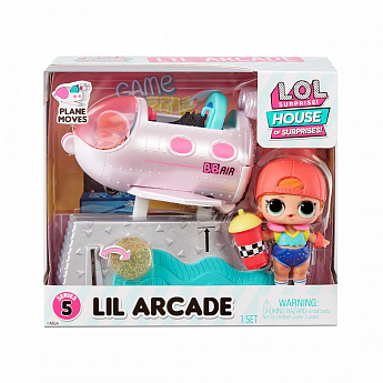 Ігровий набір з лялькою L.O.L. SURPRISE! серії "Маленькі кімнатки" - АВІАПОДОРОЖ ЛЕДІ СКЕЙТЕР
