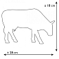 Колекційна статуетка корова Partying with P-COW-sso, Size L (46718) купить