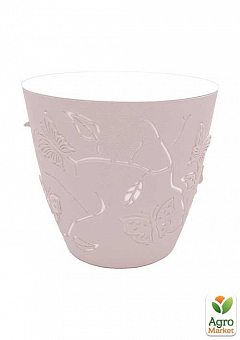 Горщик для квітів 3D NO:1, 0,7 л рожевий, 11,5х10,6 см Alyaplastik (10347)2