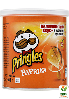 Чіпси ТМ "Pringles" Paprika (Паприка) 40 г1