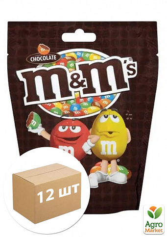 Драже M&M`в шоколаде 125 г уп. 12 шт