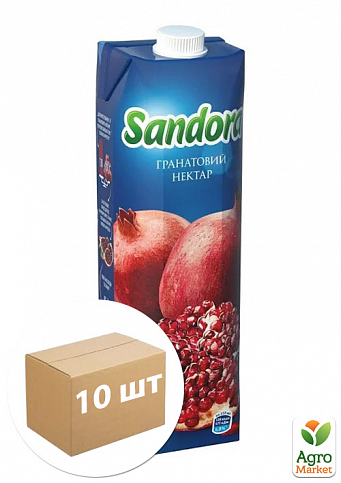 Нектар гранатовый ТМ "Sandora" 0,95л упаковка 10шт