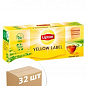Чай чорний Yellow label purpose ТМ "Lipton" 25 пакетиків по 2г упаковка 32шт
