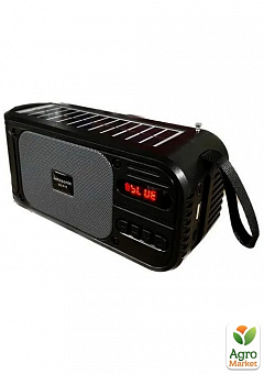 Радиоприемник ROTOSONIC SD-P11 5W, солнечная панель, FM, BLUETOOTH, SD, USB, 1200 mAH  карманное радио с фонариком 2
