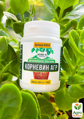 Био катализатор роста "КОРНЕВИН АГР" Лимитированная серия ТМ "AGRO-X" 20г - фото 2