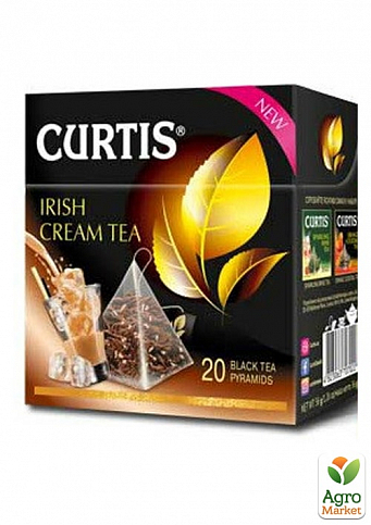 Чай Irish Cream Tea (пачка) ТМ "Curtis" 20 пакетиков по 1,8г