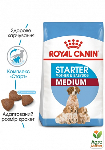 Royal Canin Medium Starter Mother & babydog Сухий корм для для цуценят 1 кг (7787180)