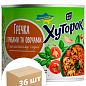 Гречка з грибами та овочами в томатному соусі 380г ТМ "Хуторок" упаковка 36 шт