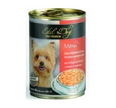 Корм консервированный Эдель Дог консервы для собак Птица и морковь  400 г (1770370)1
