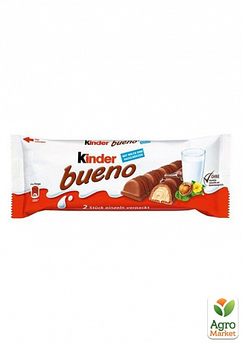 Батончик шоколадний (Bueno) Kinder 44г упаковка 11шт - фото 2