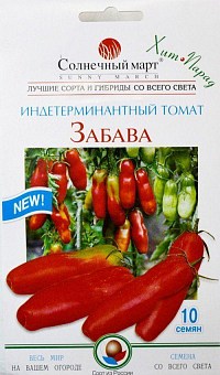 Томат "Забава" ТМ "Сонячний березень" 12шт12