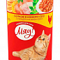Вологий корм для дорослих котів Мяу! зі смаком курки у ніжному соусі 415 г (2133000)