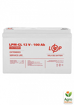 Акумулятор гелевий LPМ-GL12-100Ah для ДБЖ2