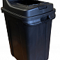 Бак для сортування сміття Planet Re-Cycler 50 л чорний (органіка) (12190)