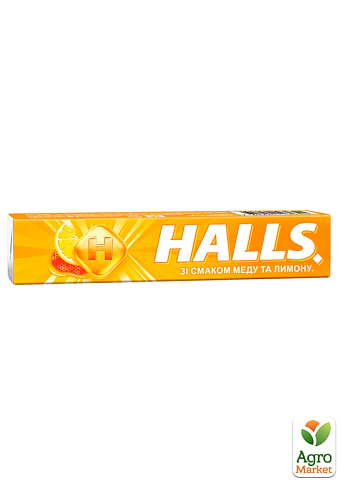 Льодяники зі смаком меду та лимону ТМ "Halls" 25.2 г упаковка 20 шт - фото 2