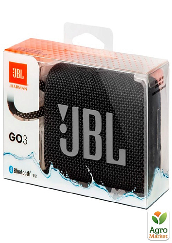 Портативная акустика (колонка) JBL GO 3 Black (JBLGO3BLK) - фото 3